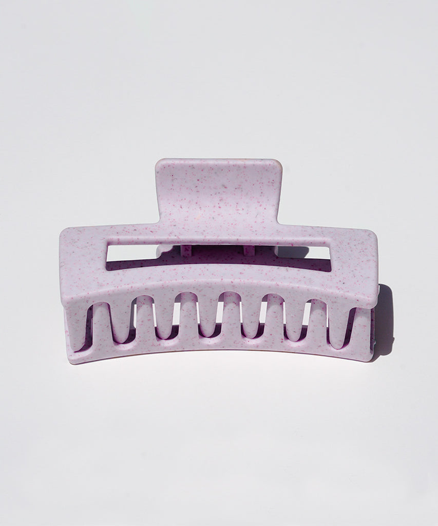 Lexi Eco Friendly Purple Claw Clip on white background